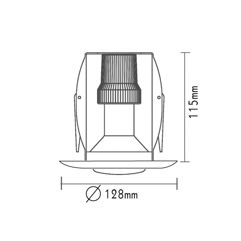 SPOT R63 WHITE AC.045R63W