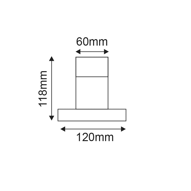 PC POLE FOR SPHERES 11.8CM AC.28021
