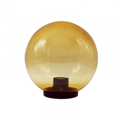 SPHERE AMBER Φ30 ACRYLIC WITH FITTER BASE AC.3532F SPHERE AMBER Φ30 ACRYLIC WITH FITTER BASE AC.3532F
