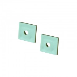 SET OF PLASTIC END CAPS FOR P135/A, 1PC WITH HOLE 1PC WITHOUT HOLE EP135 SET OF PLASTIC END CAPS FOR P135/A, 1PC WITH HOLE 1PC WITHOUT HOLE EP135