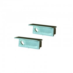 SET OF PLASTIC END CAPS FOR P168, 2 PCS WITH HOLE EP168 SET OF PLASTIC END CAPS FOR P168, 2 PCS WITH HOLE EP168