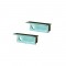 SET OF PLASTIC END CAPS FOR P168, 2 PCS WITH HOLE EP168