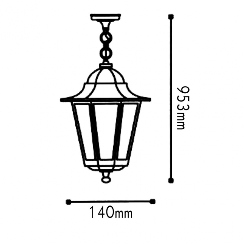 SUSPENDED GARDEN LIGHT HI6175GB