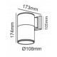 SPOT LIGHT E27 1 BEAM WHITE HI7002W