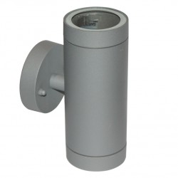 OUTDOOR WALL-SPOT LIGHT 2 BEAMS GREY 2XGU10 HI7031G