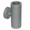 OUTDOOR WALL-SPOT LIGHT 2 BEAMS GREY 2XGU10 HI7031G