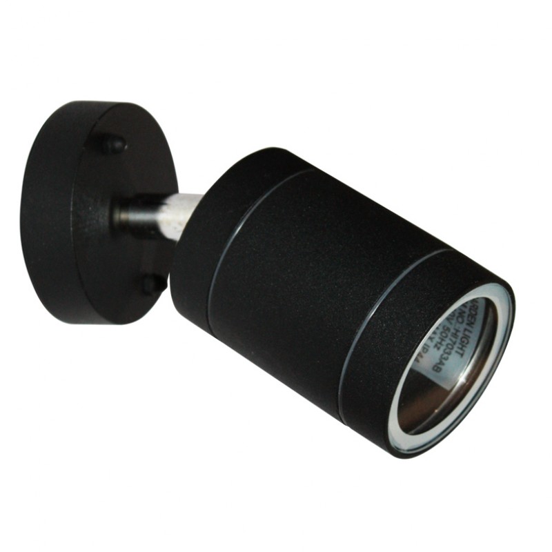 SPOT GU10 BLACK WITH KEY HI7033AB