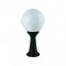 PLASTIC FLOOR GARDEN BLACK LUMINAIRE 41CM Φ200 Ε27 IP44 PLGM3B
