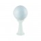 PLASTIC FLOOR GARDEN WHITE LUMINAIRE 41CM Φ200 Ε27 IP44 PLGM3W