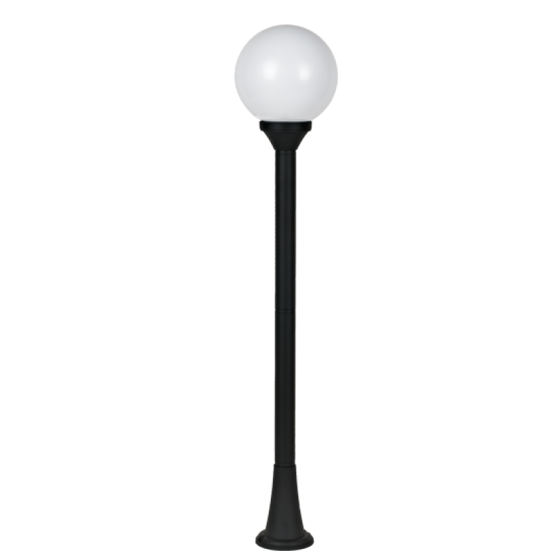 PLASTIC FLOOR GARDEN BLACK LUMINAIRE 100CM Φ200 Ε27 IP44 PLGM5B PLASTIC FLOOR GARDEN BLACK LUMINAIRE 100CM Φ200 Ε27 IP44 PLGM5B