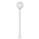 PLASTIC FLOOR GARDEN WHITE LUMINAIRE 100CM Φ200 Ε27 IP44 PLGM5W PLASTIC FLOOR GARDEN WHITE LUMINAIRE 100CM Φ200 Ε27 IP44 PLGM5W
