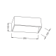 WALL MOUNTED LED COLOR WOOD UP-DOWN PARALLEL 2X3W 230V 3000K 30000hrs NEPHELE L35037LWD WALL MOUNTED LED COLOR WOOD UP-DOWN PARALLEL 2X3W 230V 3000K 30000hrs NEPHELE L35037LWD