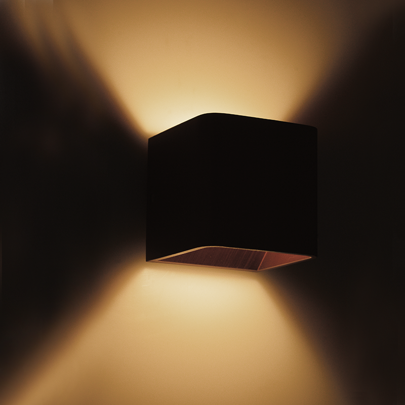WALL MOUNTED LED COLOUR WOOD UP-DOWN CUBE 1X3W 230V 3000K 30000hrs NEPHELE L35037WD WALL MOUNTED LED COLOUR WOOD UP-DOWN CUBE 1X3W 230V 3000K 30000hrs NEPHELE L35037WD