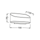 WALL MOUNTED COLOR WOOD UP-DOWN 1X3W 230V 3000K 30000h NEPHELE L35039WD WALL MOUNTED COLOR WOOD UP-DOWN 1X3W 230V 3000K 30000h NEPHELE L35039WD