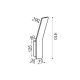 WALL MOUNTED LED 9W 3000K ALUMINUM WHITE 40X7X12CM ZEN ZD80039LEDWH WALL MOUNTED LED 9W 3000K ALUMINUM WHITE 40X7X12CM ZEN ZD80039LEDWH