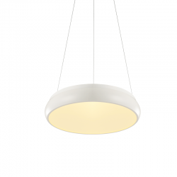 PENDANT LUMINAIRE LED 32W 2560LM 3000K WHITE METAL D40XH140CM KALLISTA V27LEDP40WH PENDANT LUMINAIRE LED 32W 2560LM 3000K WHITE METAL D40XH140CM KALLISTA V27LEDP40WH