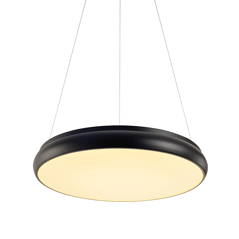 PENDANT LUMINAIRE LED 54W 4320LM 3000K BLACK METAL D60XH135CM KALLISTA V27LEDP60BK