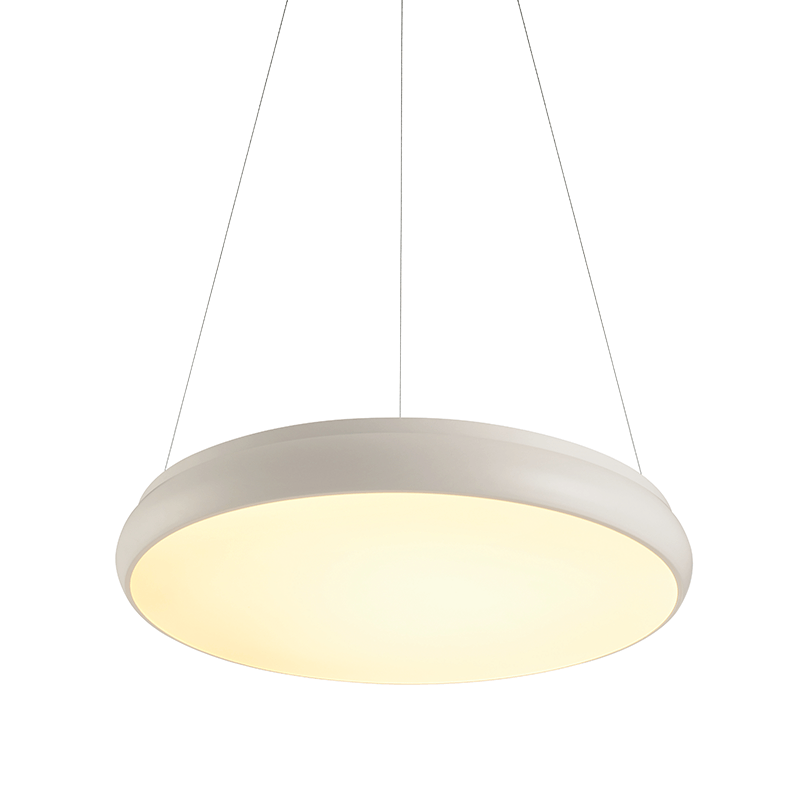 PENDANT LUMINAIRE LED 54W 4320LM 3000K WHITE METAL D60XH135CM KALLISTA V27LEDP60WH PENDANT LUMINAIRE LED 54W 4320LM 3000K WHITE METAL D60XH135CM KALLISTA V27LEDP60WH