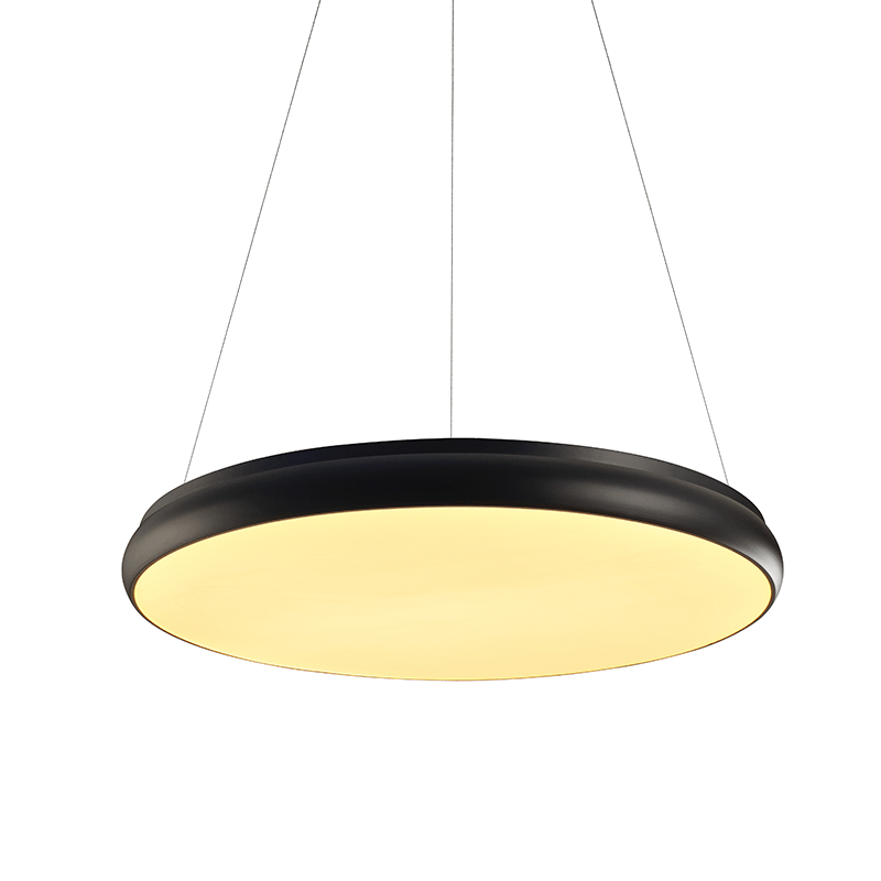 PENDANT LUMINAIRE LED 70W 5600LM 3000K BLACK METAL D80XH130CM KALLISTA V27LEDP80BK