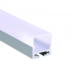 PEND ALUMINUM PROFILE WITH OPAL PC DIFFUSER 2m/pc P28N