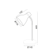 Metallic white desk lamp 1X40W E27 MAUI SF1309W Metallic white desk lamp 1X40W E27 MAUI SF1309W
