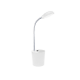 PHASING OUT LED DESK LAMP 5W 4000Κ PENCILCASE WHITE 230V Φ11ΧΗ49CM HULLEN 16035LEDWH