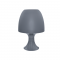 TABLE LAMP 1XE14 PLASTIC DARK GREY Φ16XH25,5CM NIOKI 1024SDGY