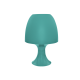 TABLE LAMP 1XE14 PLASTIC GREYGREEN Φ16XH25,5CM NIOKI 1024SGG TABLE LAMP 1XE14 PLASTIC GREYGREEN Φ16XH25,5CM NIOKI 1024SGG