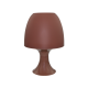 TABLE LAMP 1XE14 PLASTIC TAUPE Φ16XH25,5CM NIOKI 1024STE TABLE LAMP 1XE14 PLASTIC TAUPE Φ16XH25,5CM NIOKI 1024STE