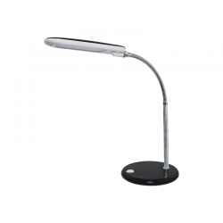 TABLE LAMP 5W BLACK 4000K WITH SPIRAL 230V Φ13XH47,5CM BAZ 15205LEDBK