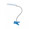 TABLE LAMP 5W BLUE 4000K WITH SPIRAL+CLIP 230V 7,5X11,5XH43,5CM BAZ2 15205LEDBEC