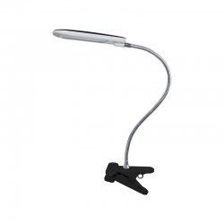 TABLE LAMP 5W BLACK 4000K WITH SPIRAL+CLIP 230V 7,5X11,5XH43,5CM BAZ2 15205LEDBKC