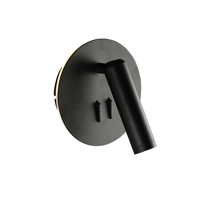 WALL LAMP LED 3+4W 3000K 280LM BLACK METAL D13,5X7CM ZEUS SF1801LEDB WALL LAMP LED 3+4W 3000K 280LM BLACK METAL D13,5X7CM ZEUS SF1801LEDB