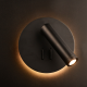 WALL LAMP LED 3+4W 3000K 280LM BLACK METAL D13,5X7CM ZEUS SF1801LEDB WALL LAMP LED 3+4W 3000K 280LM BLACK METAL D13,5X7CM ZEUS SF1801LEDB