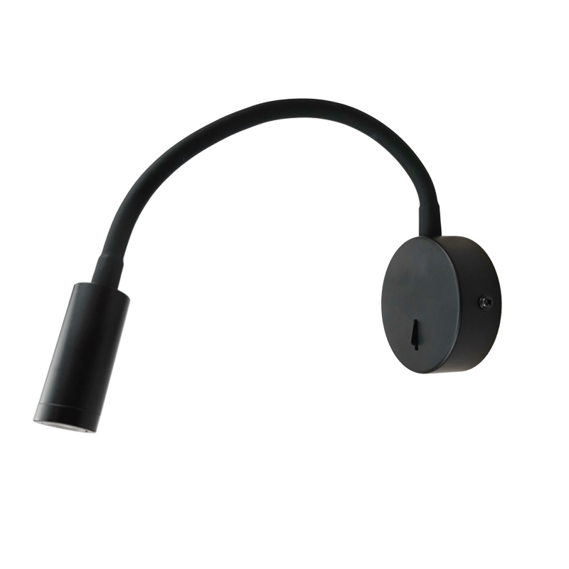 WALL LAMP LED 3W 3200K 190LM BLACK METAL D8X36CM ALIS SF1501LEDB WALL LAMP LED 3W 3200K 190LM BLACK METAL D8X36CM ALIS SF1501LEDB