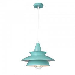 PHASING OUT PENDANT LUMINAIRE 1ΧΕ27 METALIC MINT Φ33ΧΗ128CM BROOKLYN KS07881PMT PHASING OUT PENDANT LUMINAIRE 1ΧΕ27 METALIC MINT Φ33ΧΗ128CM BROOKLYN KS07881PMT