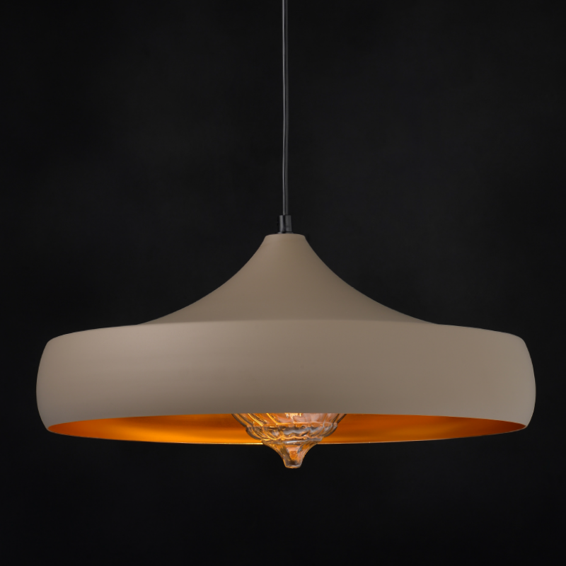 PENDANT LUMINAIRE 1ΧΕ27 METALIC BROWN/GOLD Φ46ΧΗ123CM CALIPHATE KS07961PKG