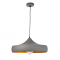PENDANT LUMINAIRE 1ΧΕ27 METALIC GREY/GOLD Φ46ΧΗ123CM CALIPHATE KS07961PGG