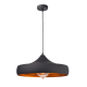 PENDANT LUMINAIRE 1ΧΕ27 METALIC BLACK/GOLD Φ46ΧΗ123CM CALIPHATE KS07961PBG PENDANT LUMINAIRE 1ΧΕ27 METALIC BLACK/GOLD Φ46ΧΗ123CM CALIPHATE KS07961PBG