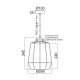 WALL LAMP 1 Χ Ε27 BLACK 50Χ11Χ8 CM METALIC KENNEDY KS159326BK WALL LAMP 1 Χ Ε27 BLACK 50Χ11Χ8 CM METALIC KENNEDY KS159326BK