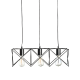 PENDANT METAL BLACK 3ΧE27 ANDY KS1462P3BK