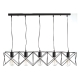 PENDANT 5ΧE27 METALIC BLACK ANDY KS1462P5BK PENDANT 5ΧE27 METALIC BLACK ANDY KS1462P5BK