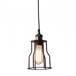 SUSPEND 1ΧE27 BLACK METALIC D15CM SOTIS KS1342P151BK