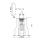 WALL LAMP METAL BLACK 1ΧE27 SOTIS KS1342W151BKACA WALL LAMP METAL BLACK 1ΧE27 SOTIS KS1342W151BKACA