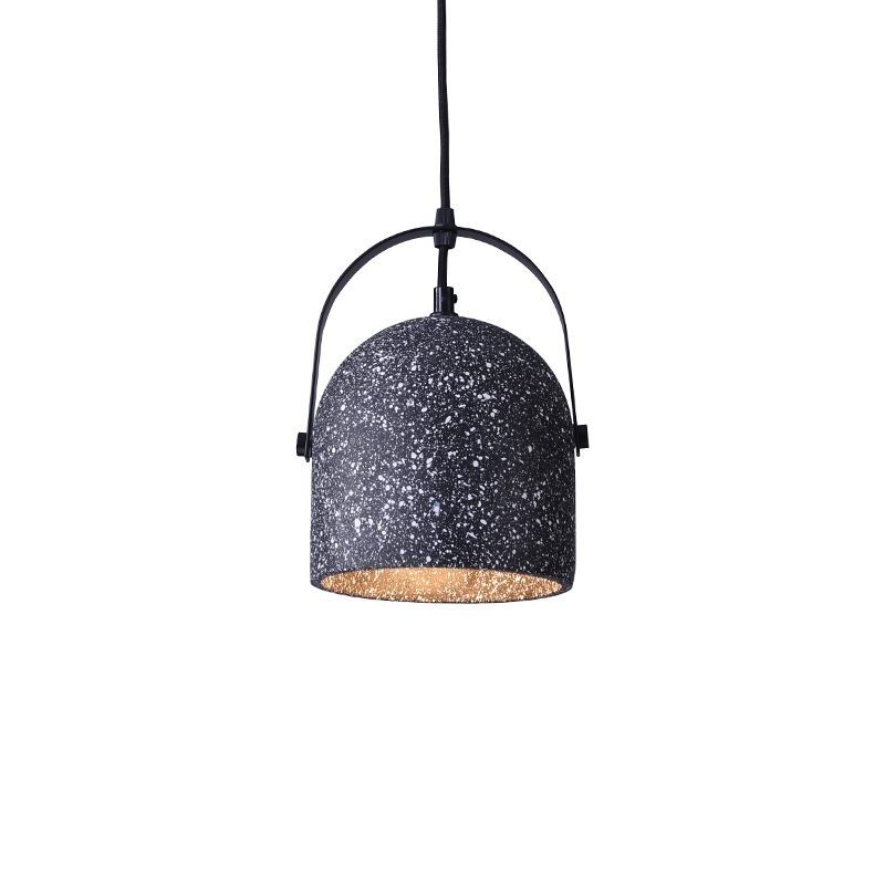 PENDANT 1ΧΕ27 BLACK CEMENT D16XH130CM CARAMELO KS411P16B PENDANT 1ΧΕ27 BLACK CEMENT D16XH130CM CARAMELO KS411P16B