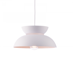 PENDANT 1ΧΕ27 METALIC WHITE D29XH120CM AEOLUS KS871P29WH PENDANT 1ΧΕ27 METALIC WHITE D29XH120CM AEOLUS KS871P29WH