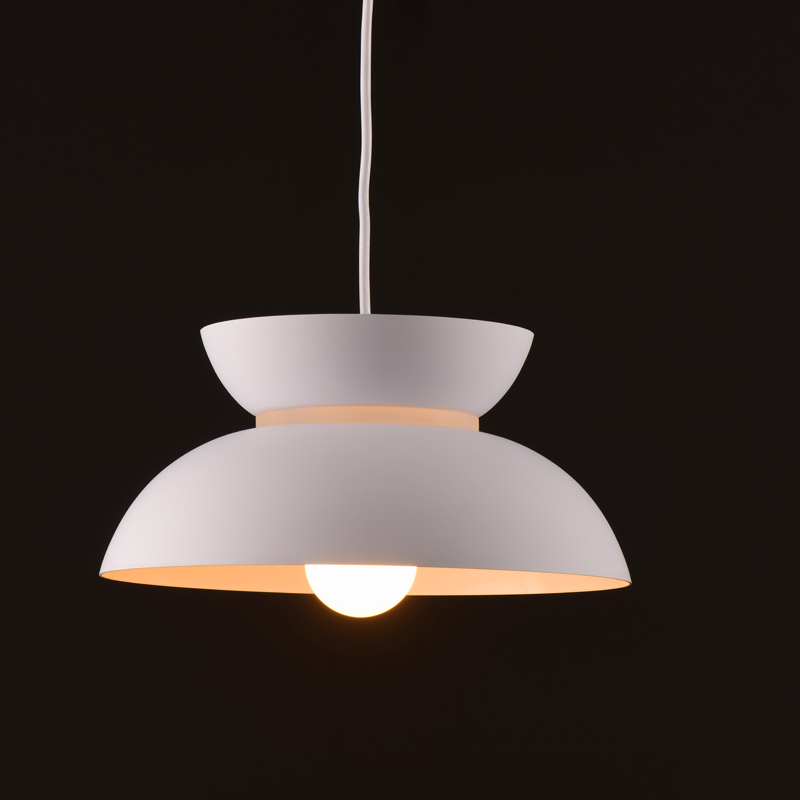 PENDANT 1ΧΕ27 METALIC WHITE D29XH120CM AEOLUS KS871P29WH PENDANT 1ΧΕ27 METALIC WHITE D29XH120CM AEOLUS KS871P29WH
