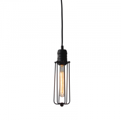 SUSPENDED 1ΧE27 METALIC BLACK D8CM 1ΧE27 MAYA KS1342P81BK