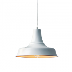 WHITE BELL D28 1XE27 METALLIC STOOGES KS1477P1WH WHITE BELL D28 1XE27 METALLIC STOOGES KS1477P1WH