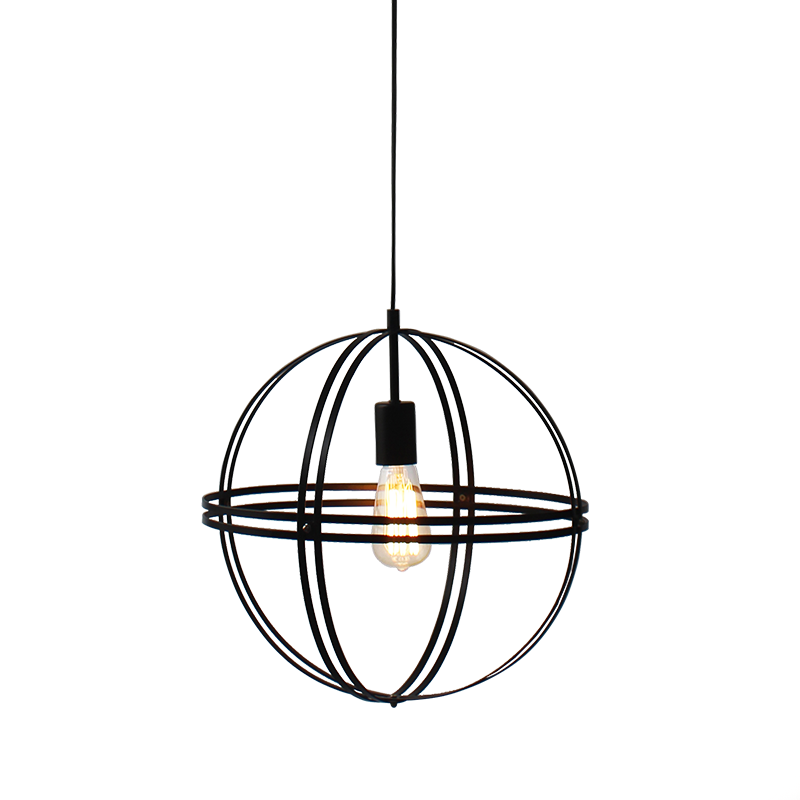PENDANT D40 1XE27 CIRCLE METALLIC SIRENA KS1483P1BK PENDANT D40 1XE27 CIRCLE METALLIC SIRENA KS1483P1BK